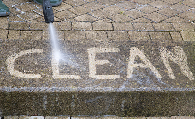 Concrete Power Washing - Justin & Ponder, TX