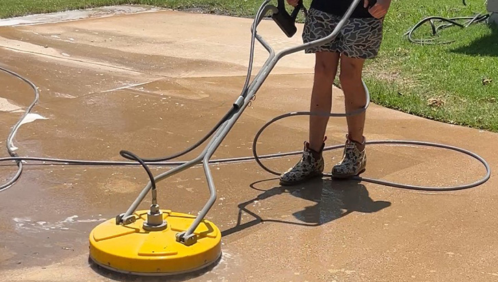 Concrete power washing - Argyle, TX